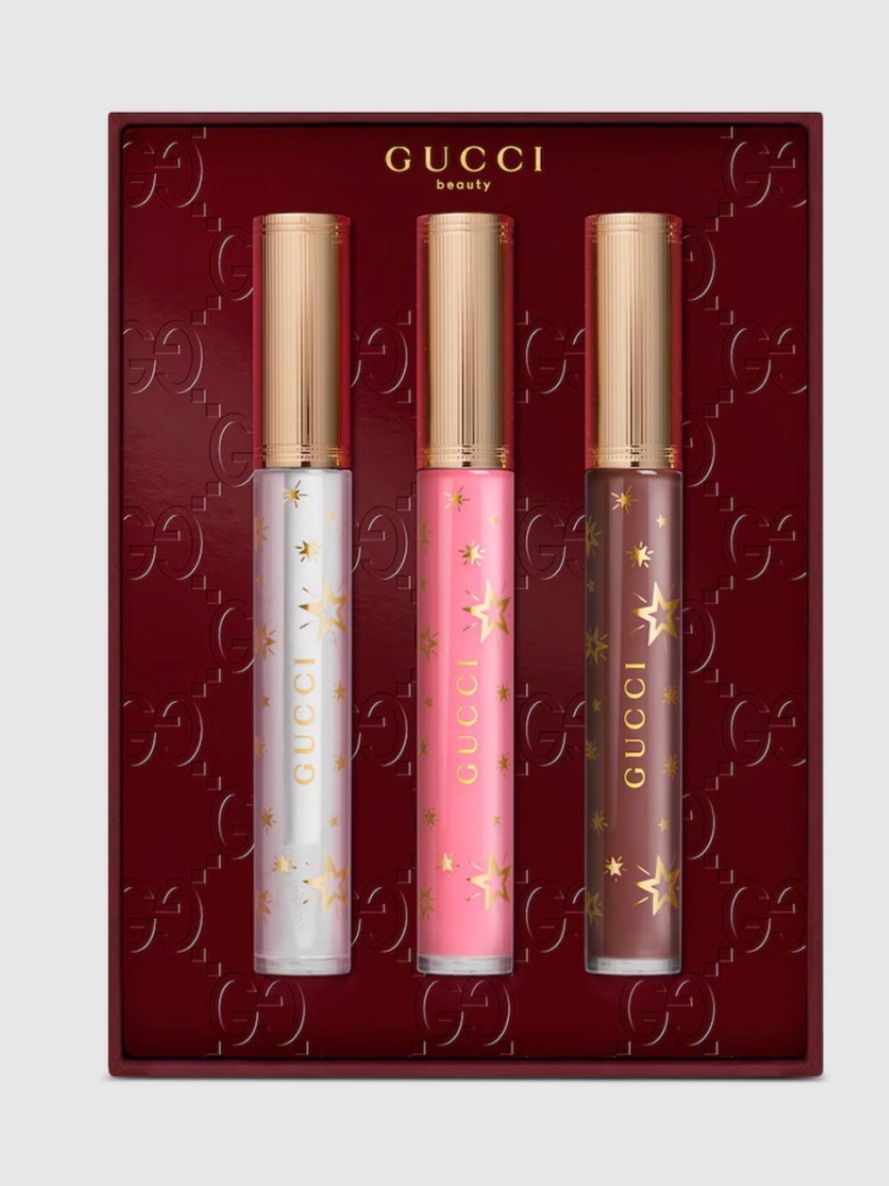 Gucci Beauty Gloss à Lèvres lip gloss trio gift set